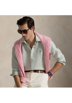 Custom Fit Striped Linen Shirt