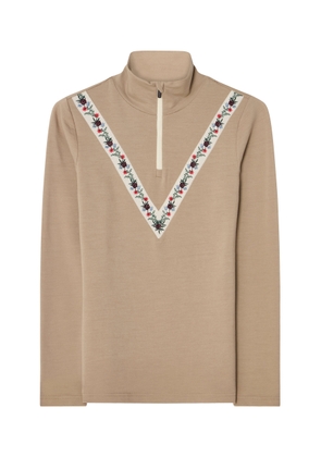 We Norwegians x Markarian Zip-Up Wool Sweater - Moda Operandi