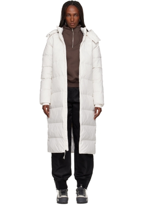 The North Face White City Long Hooded Down Coat