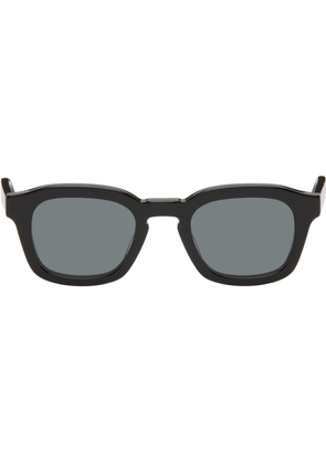 Thom Browne Black Acetate Rectangular Sunglasses