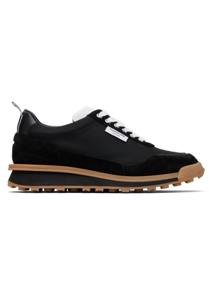Thom Browne Black Tech Nylon Alumni Sneakers