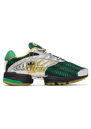 adidas Originals Green & Silver Brain Dead Edition Climacool 2 Sneakers