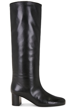 Toteme Downtown Nappa Knee High Boots in Black - Black. Size 36 (also in 37, 38, 39, 40, 41).