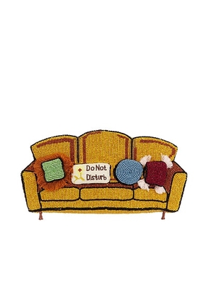 Staud Couch Pouch in Goldenrod - Yellow. Size all.