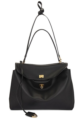 Balenciaga Rodeo Top Handle Bag in Black - Black. Size all.