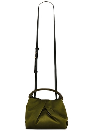 Dries Van Noten Crisp Bag in Olive - Green. Size all.