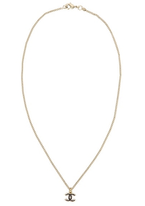chanel Chanel Coco Mark Necklace in Gold - Metallic Gold. Size all.