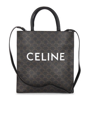celine Celine Vertical Cabas Tote Bag in Brown - Brown. Size all.