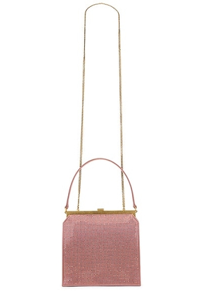 Saint Laurent Nuit Blanche Chain Bag in Elderberry - Pink. Size all.
