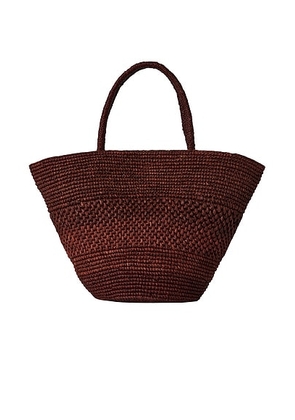 The Row Emilie Bag in Mocha ANS - Red. Size all.