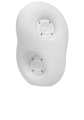 Transparent Acoustic Sculpture in White - White. Size all.