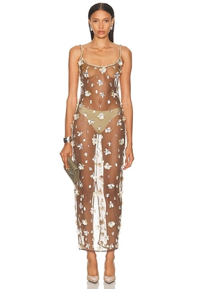 Retrofete Algea Dress in Dusk & Pearl - Nude. Size XS (also in M).