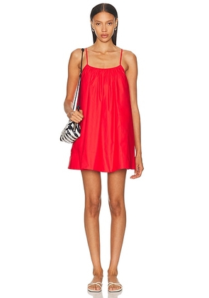 Solid & Striped The Lindsay Dress in Lipstick Red - Red. Size M (also in L).