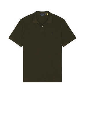Polo Ralph Lauren Short Sleeve Mesh Polo in Company Olive - Green. Size L (also in M, S, XL/1X).