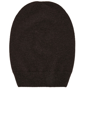 The Row Lidwine Beanie in Brown Melange - Chocolate. Size M/L (also in XS/S).