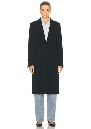 Toteme Classic Tailored Coat in Black - Black. Size 38 (also in 34).