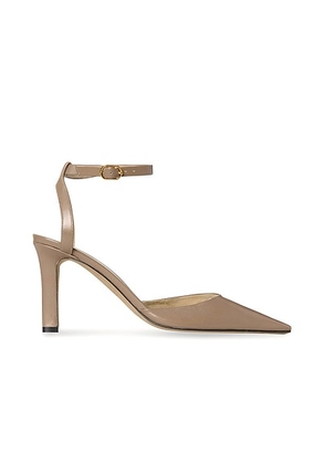 The Row Carla Ankle Strap 80 in Beige Grey - Beige. Size 36 (also in 37, 38, 38.5, 39.5, 40, 41).