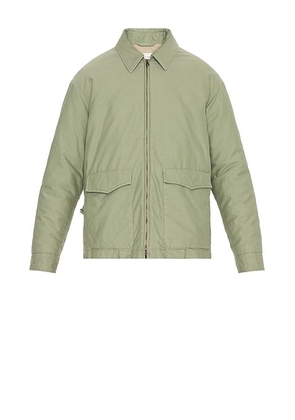 The Row Justo Jacket in Fossil - Olive. Size 36 (also in 42, 44).
