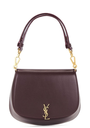Saint Laurent Top Handle Bag in Hot Wine - Wine. Size all.