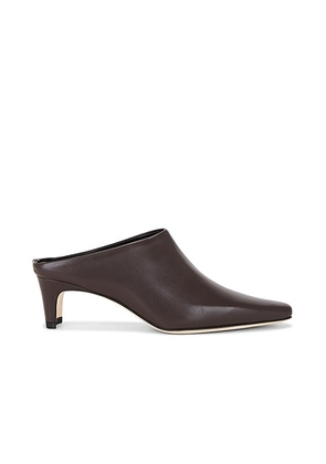 Staud Wally Mule in Espresso - Chocolate. Size 36 (also in ).