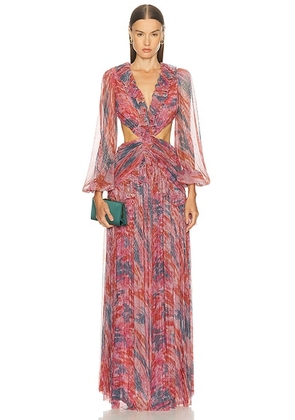 PatBO Twist Gown in Pink - Pink. Size 2 (also in 0, 4, 6, 8).