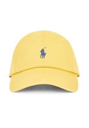 Polo Ralph Lauren Chino Sport Cap in Collegiate Yellow - Yellow. Size all.