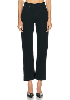 RENGGLI Straight Leg in Charcoal - Black. Size 27 (also in 26, 31, 32, 33, 34).