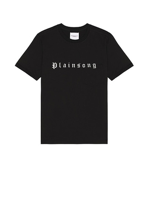 TAKAHIROMIYASHITA The Soloist Plainsong Short Sleeve Tee in Black - Black. Size 50 (also in 48, 52).
