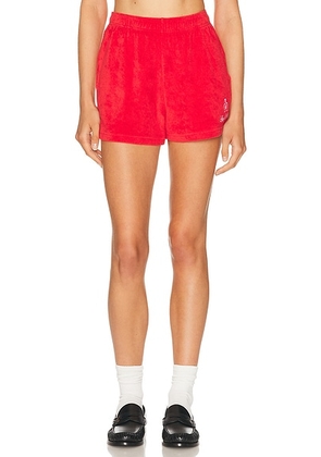 Sporty & Rich Vendome Terry Short in Fire Red - Red. Size XL (also in M).