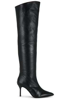 Staud Sebastian Over The Knee Boot in Black - Black. Size 37 (also in 36.5, 39.5, 40, 41).
