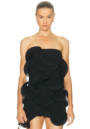 Sid Neigum Wave Tube Top in Black - Black. Size L (also in M, S, XS).
