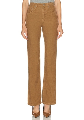 Saint Laurent Corduroy Wide Leg Pant in Fall Beige - Tan. Size 31 (also in 25, 26, 27, 28, 30).
