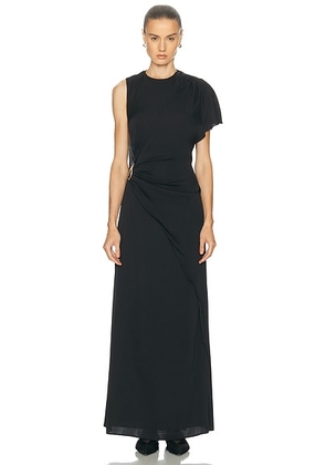 SRG Hallie Silk Dress in Black - Black. Size M (also in L, S, XL, XS, XXS).