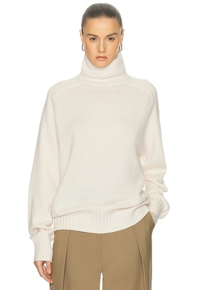 SRG Fayy Cashmere Turtleneck Sweater in Cream - Cream. Size L (also in M, S, XL, XS, XXS).