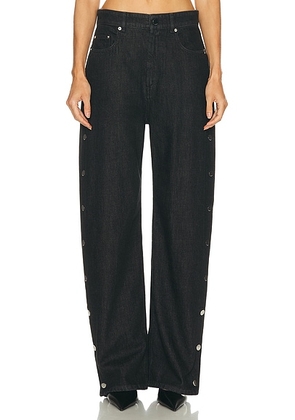 Sportmax Galante Wide Leg in Black - Black. Size 25 (also in 24, 26, 27).