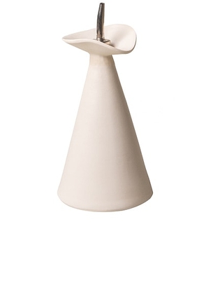 SIN Flora Oil Cruet in Alabaster & Ivory - Cream. Size all.