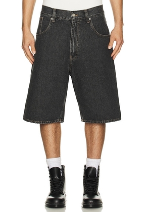 Sunflower Super Wide Short in Black Stone - Black. Size 31 (also in 32, 34, 36).