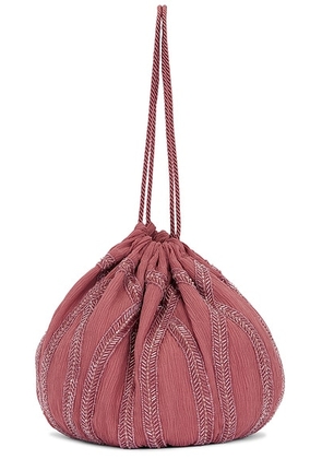 Saint Laurent Pochon Supple Bag in Dragee - Pink. Size all.