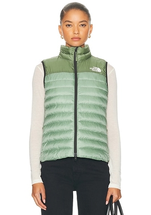 The North Face Terra Peak Vest in Slate Moss & Bark Mist - Sage. Size L (also in M, S, XL, XS).