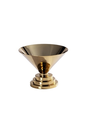 The Favorites Small Mayan Metal Bowl in Polished Gold - Metallic Gold. Size all.