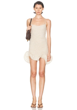 TG Botanical Ruth Sundress in Fawn - Beige. Size M (also in L, S).