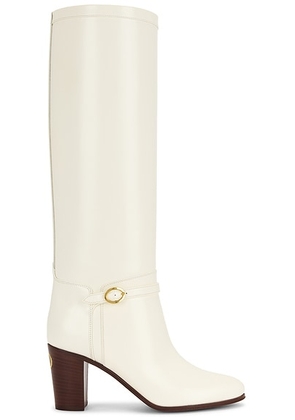 Valentino Garavani Pattie Boot in Ivory - Ivory. Size 36 (also in 37.5, 39, 40).