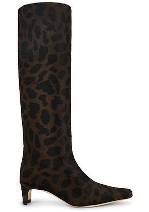 Staud Wally Boot in Leopard - Brown. Size 36 (also in 36.5, 37, 37.5, 38, 38.5, 40, 41).