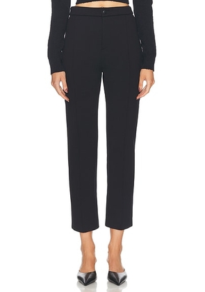 WARDROBE.NYC Bonded Slim Pant in Black - Black. Size M (also in S, XL, XS).