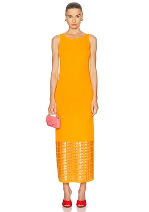 Zankov Tosca Dress in Satsuma - Orange. Size M/L (also in XS/S).