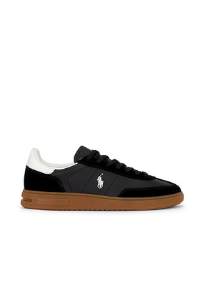 Polo Ralph Lauren Bedford Sneaker in Black & White - Black. Size 11 (also in 10, 7, 8, 9).