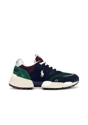 Polo Ralph Lauren Mesh Sneaker in Madison Ave Colorblock - Navy. Size 12 (also in 10, 7, 8, 9).