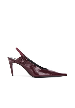 Saint Laurent Anne-Marie Pump in Vintage Bordeaux. Size 36 (also in 36.5, 37, 37.5, 41).