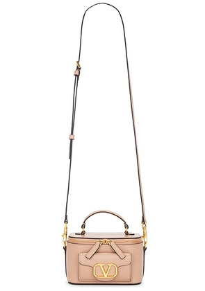 Valentino Garavani Loco Vanity Case in Rose Cannelle - Rose. Size all.