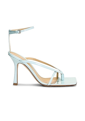 Bottega Veneta Stretch Ankle Strap Sandals in Pale Blue - Blue. Size 41 (also in 40).